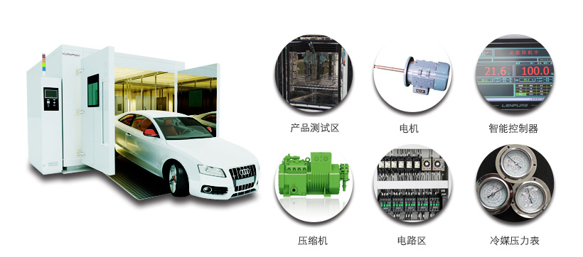 汽車淋雨試驗箱產品特點